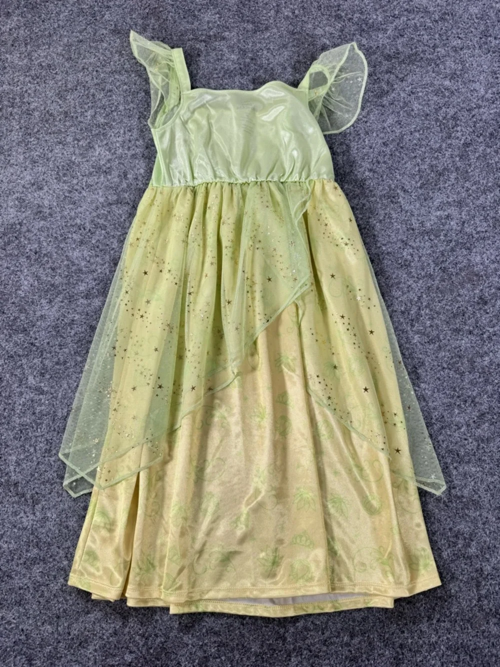 Disney Store Girls Tiana Deluxe Nightgown The Princess & the Frog Green Size 5T - Picture 5 of 6